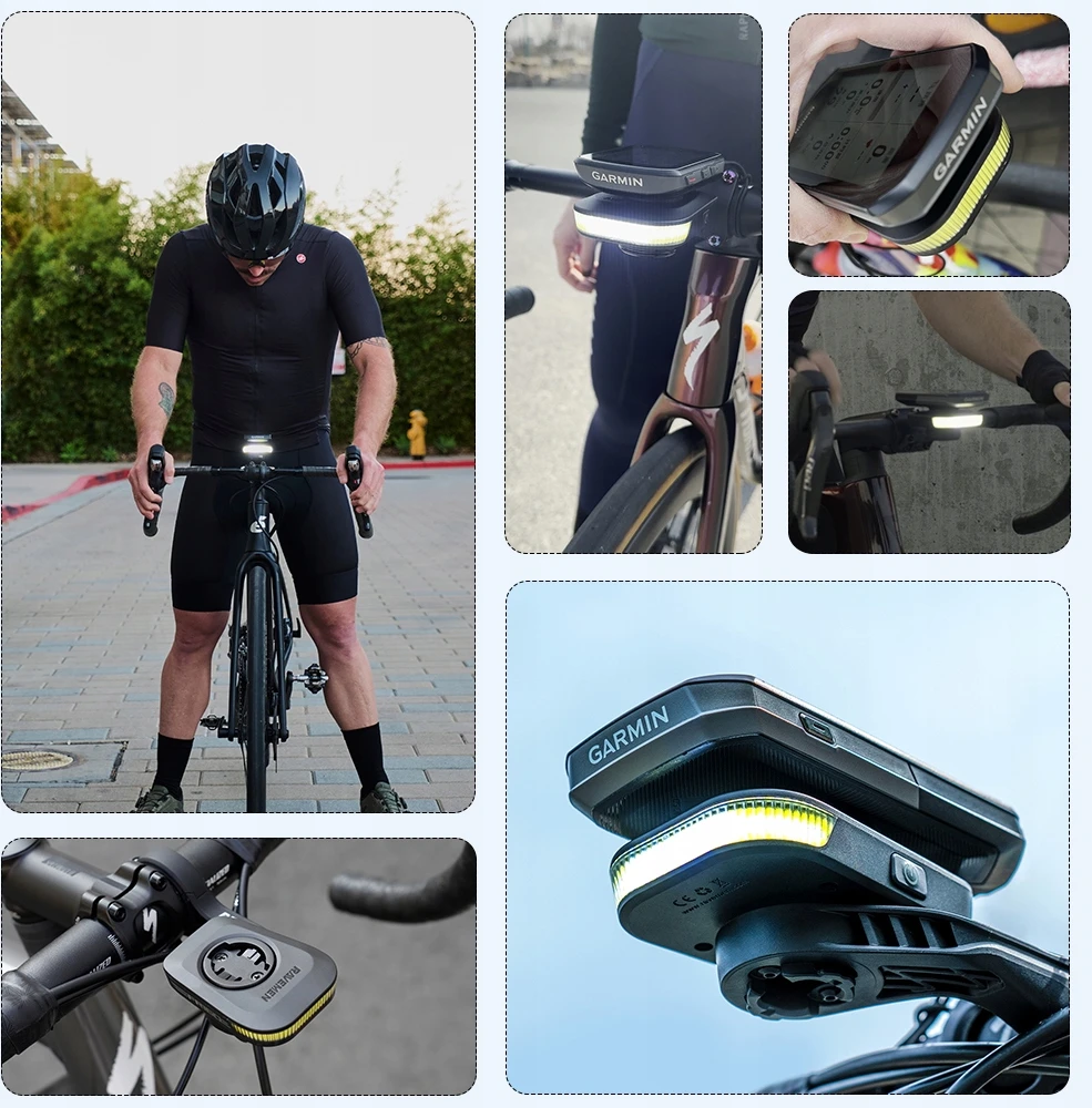 Ravemen FR300 COB priekinis dviračio žibintas, skirtas dienos metu važiuoti USB-C 300lm