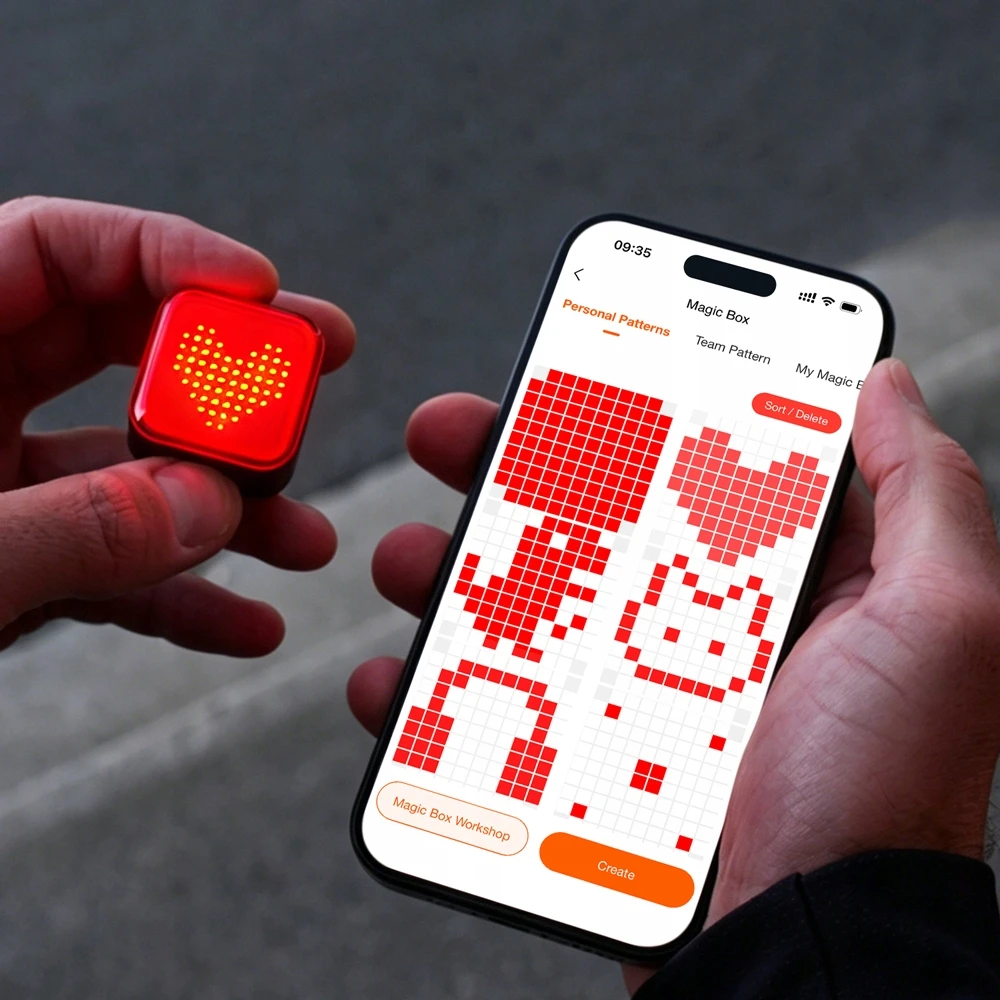RAVEMEN NT401 LED dviračio galinis žibintas 40 lm USB-C Atsparus vandeniui IPX6