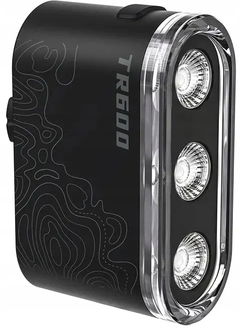 RAVEMEN TR600 dviračio galinis žibintas 600 lm USB-C IPX6 stabdžių jutiklis