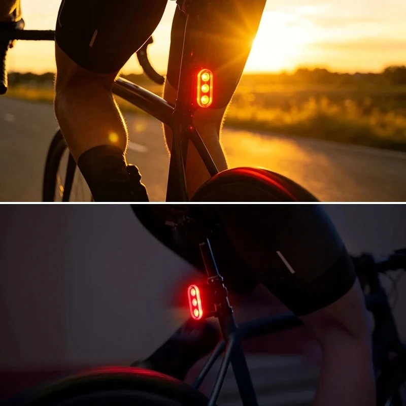 RAVEMEN TR600 dviračio galinis žibintas 600 lm USB-C IPX6 stabdžių jutiklis