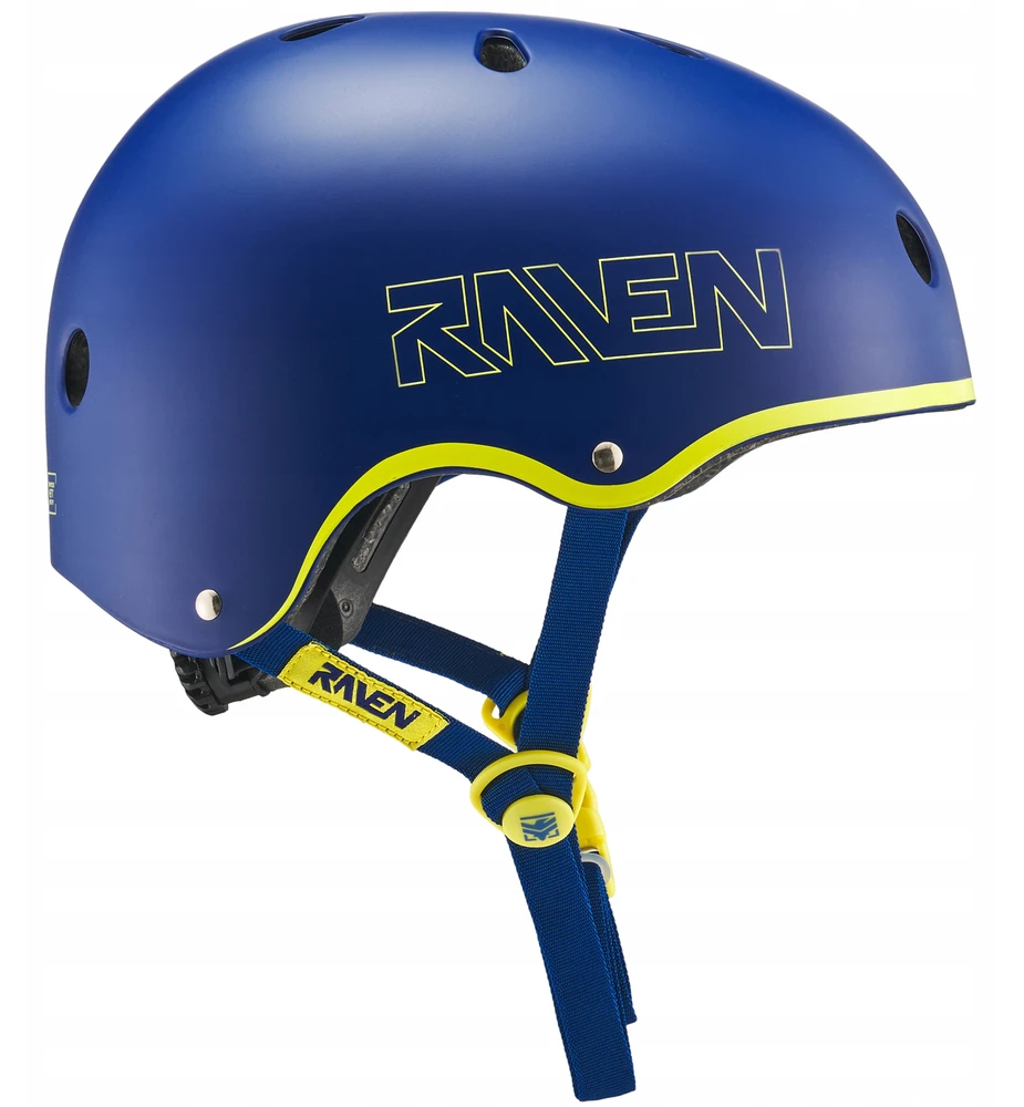 RAVEN Essto dviračio šalmas Navy/Lime L (58-60cm)
