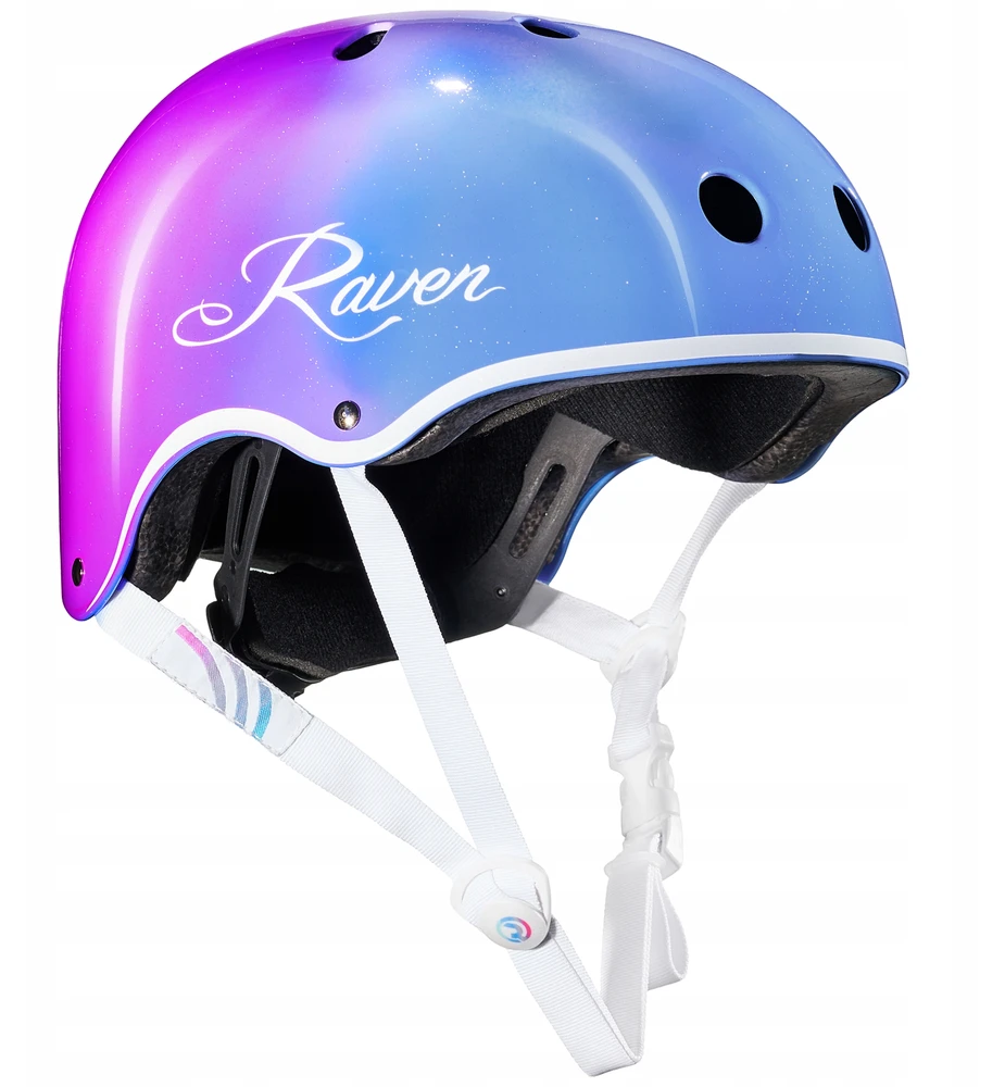 RAVEN Essto Mėlyna/Violet M dviračio šalmas (55-58cm)