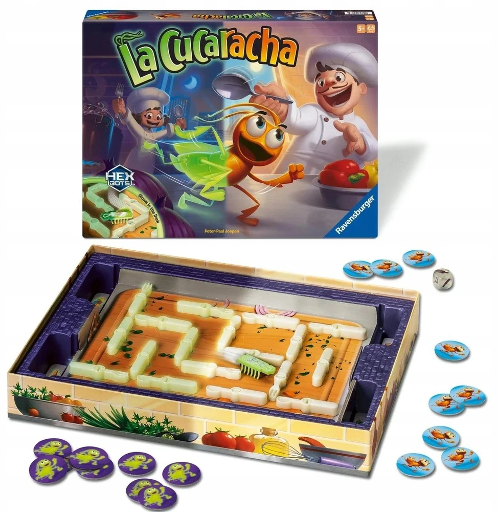 Ravensburger Gra La cucaracha švyti tamsoje žaidimas