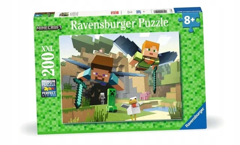 Ravensburger Dėlionė 200 vnt. - Minecraft