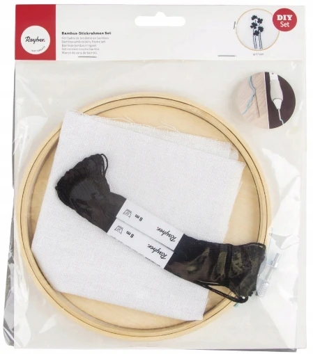 Rayher Kinijos bambuko siuvimo rėmelis ø 17 cm