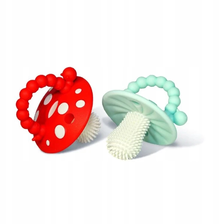 Silikoninis dantukas RaZbaby Grybas 2 vnt (EUR177289)