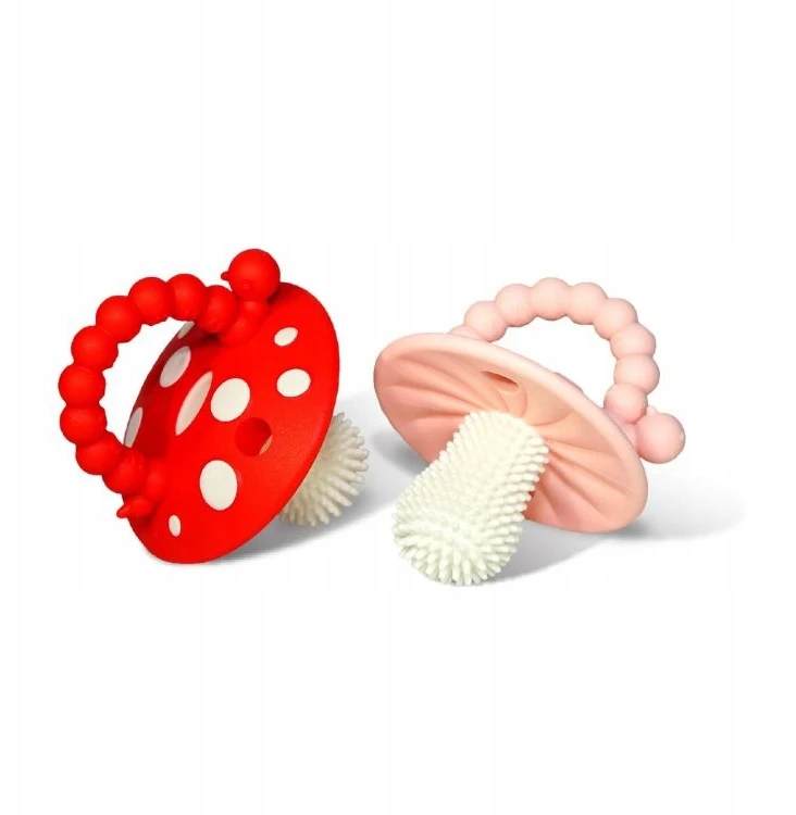 Silikoninis dantukas RaZbaby Grybas 2 vnt (EUR177159)