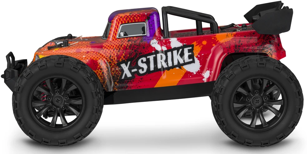 RC CAR RC 4X4 DIDELIS BEKELIS 30KM SU LED Overmax