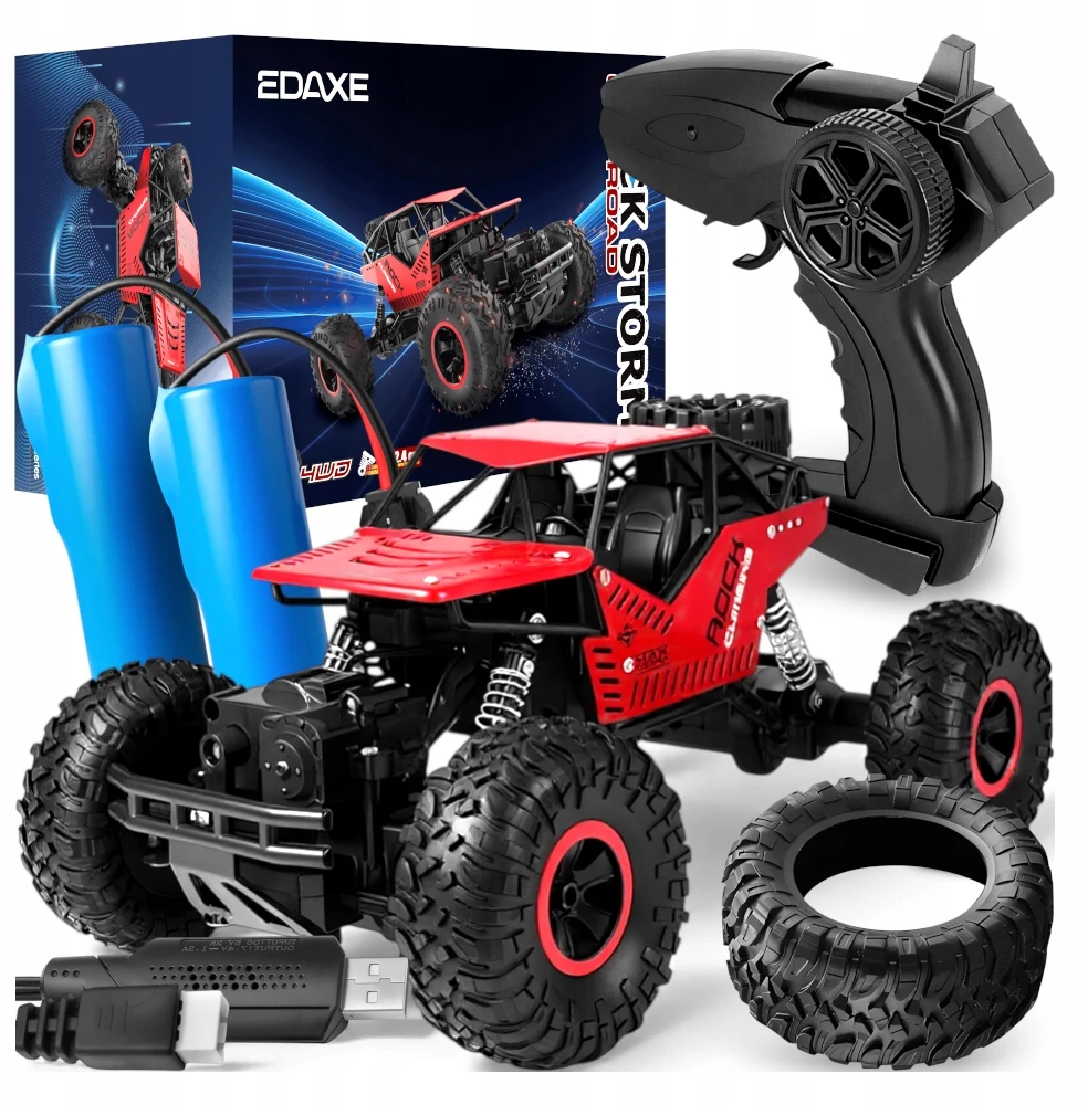 Rc visureigis Edaxe, raudonas