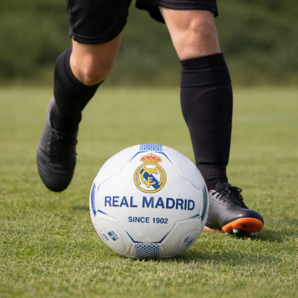 Real Madryt Futbolo kamuolys Real Madrid Kick Off Games, 5 dydis, baltas