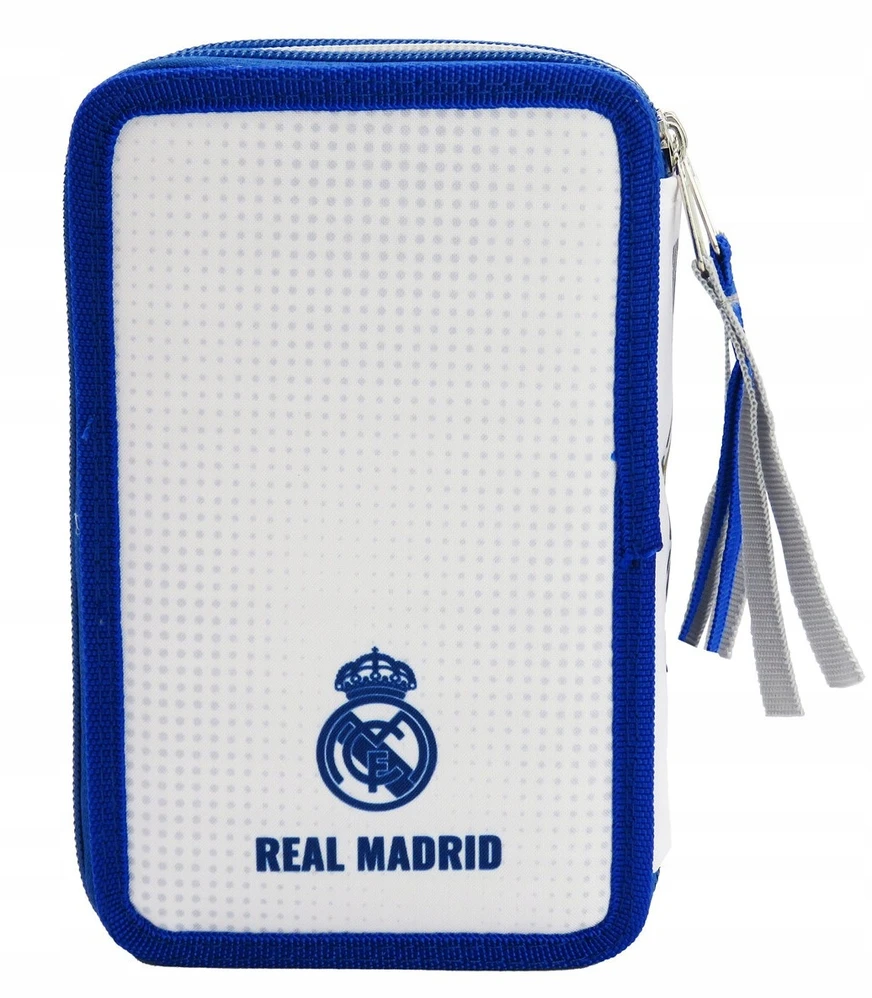 Cyp Brands Real Madryt trigubas pieštukų dėklas su įranga Real Madrid RMCF pareigūnas