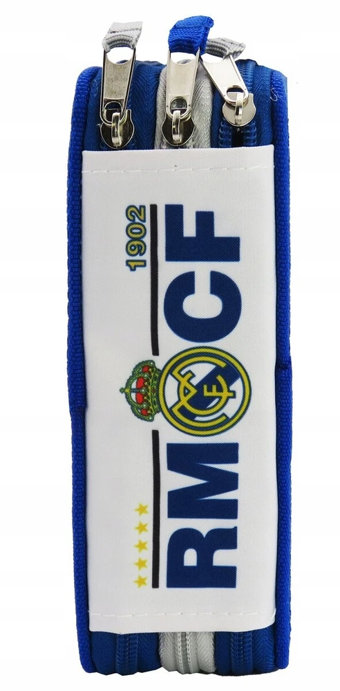 Cyp Brands Real Madryt trigubas pieštukų dėklas su įranga Real Madrid RMCF pareigūnas