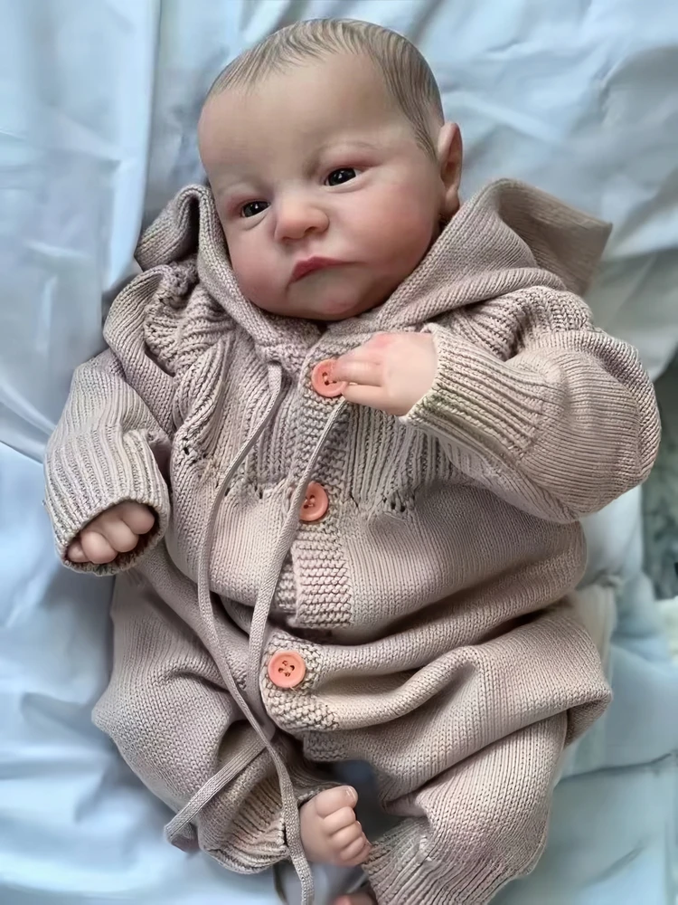Reborn Twins imitacinė lėlės atgimimo kūdikio žaislas 47cm