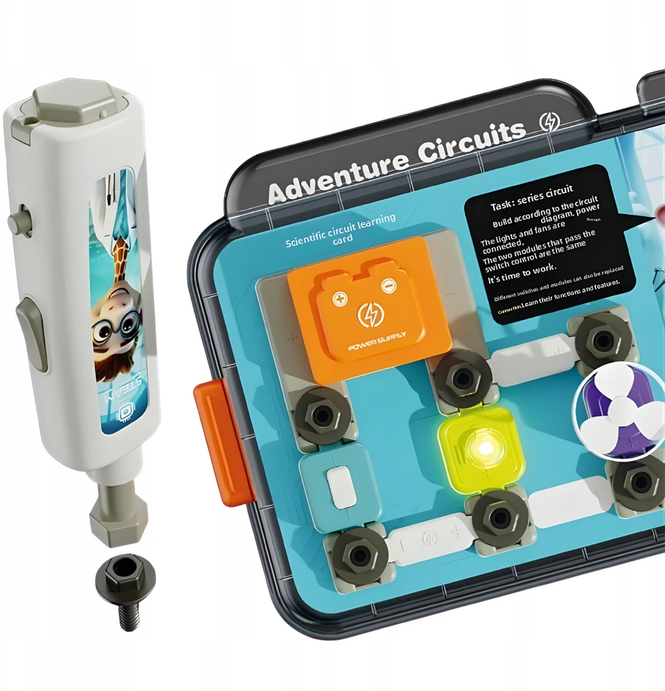 Recreo DIDELIS XXL RINKINYS MAŽAS ELEKTRIKAS Eksperimentai Patirtis ELEKTRONIK