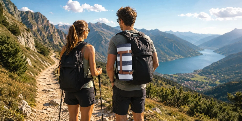 Redleaf PLIŪDŽIO PIKNIKO ANTKLALAS KEMPINGUI TURISTINIAM PIKNIKO VANDENIUI ATSPIRUS KILIMAS 2x1,5M