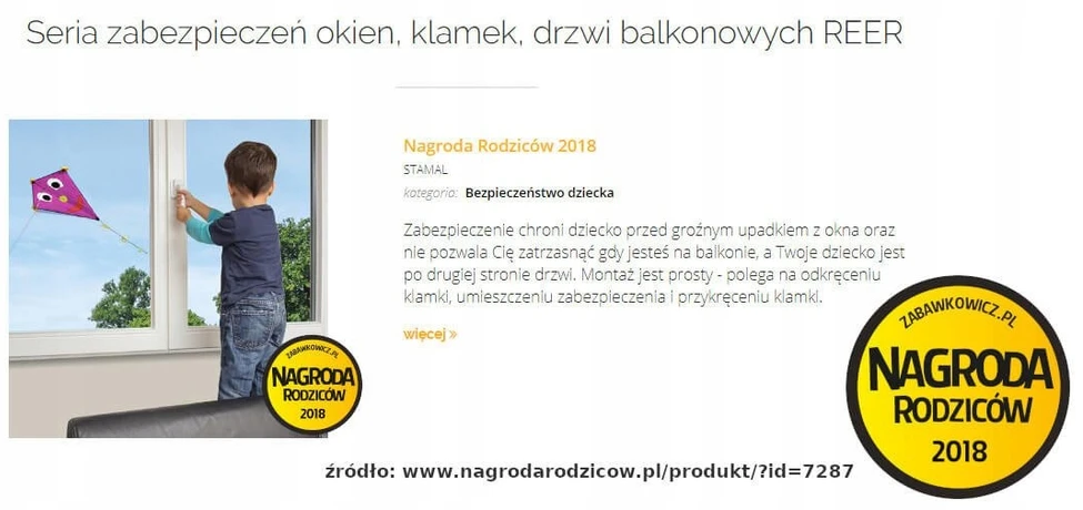 REER balkono durų lango rankenos apsauga