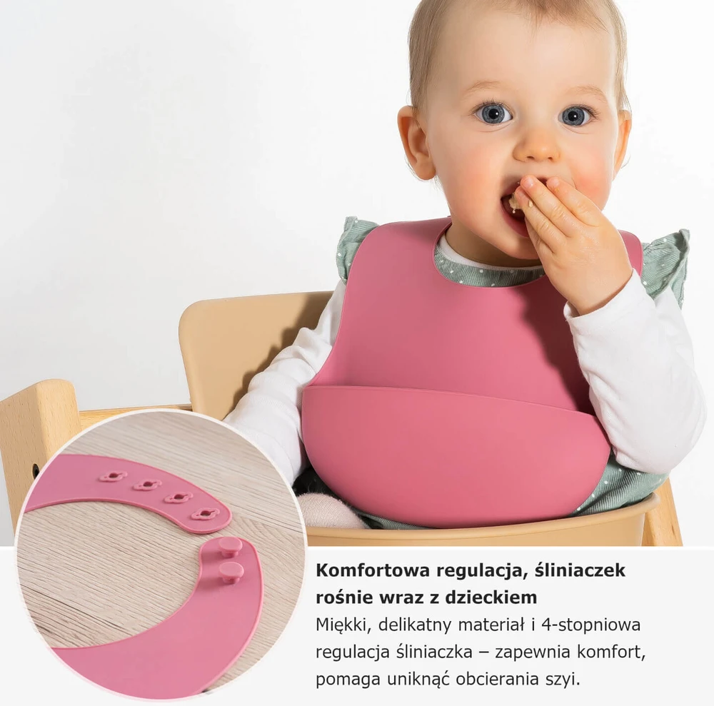 REER silikoninis seilinukas su reguliuojama kišene