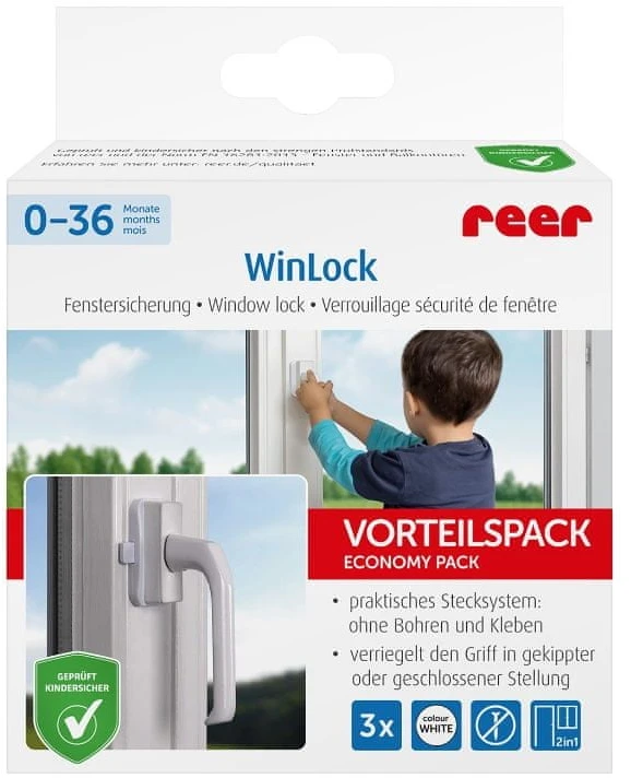 Reer Spyna langams ir balkono durims, 3 vnt. baltas