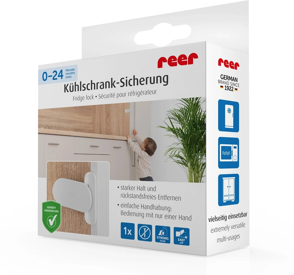 Reer Užraktas buitinei technikai, šaldytuvams ir stalčiams