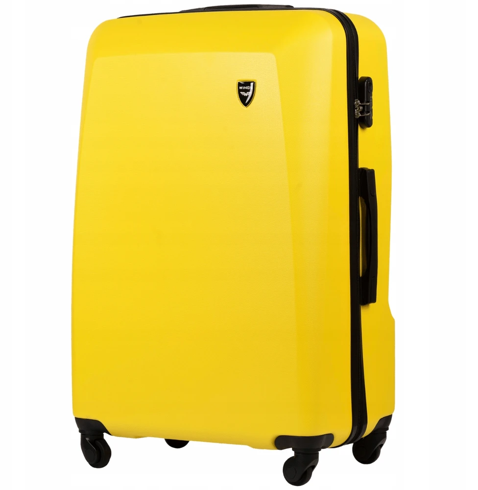 Registruotas bagažas Didelis kietas lagaminas WINGS PLOVER 28" Geltonas travel