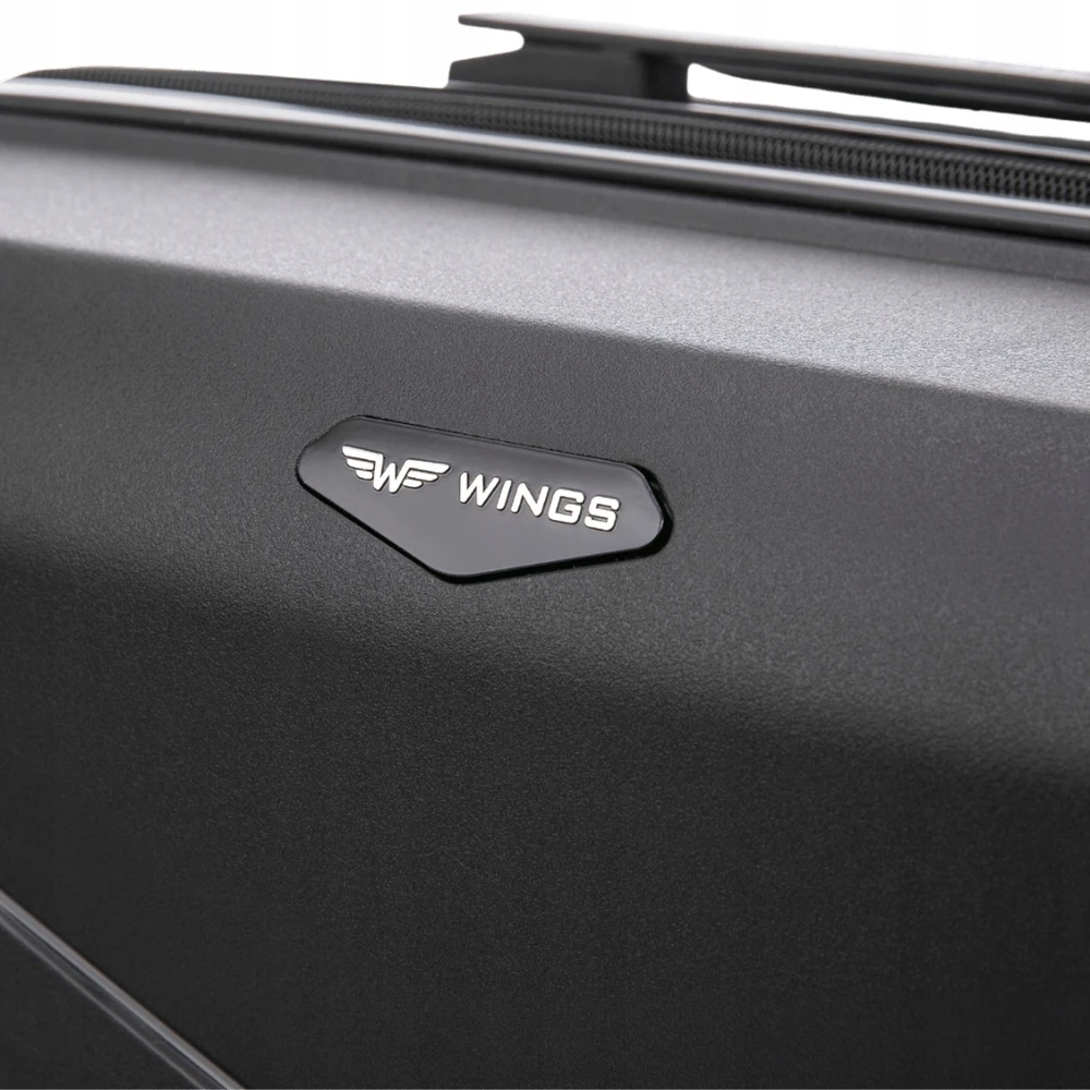 Registruotas lagaminas Didelis kelioninis bagažas WINGS PHOENIX 2.0 Mėlynas kietas 97 l