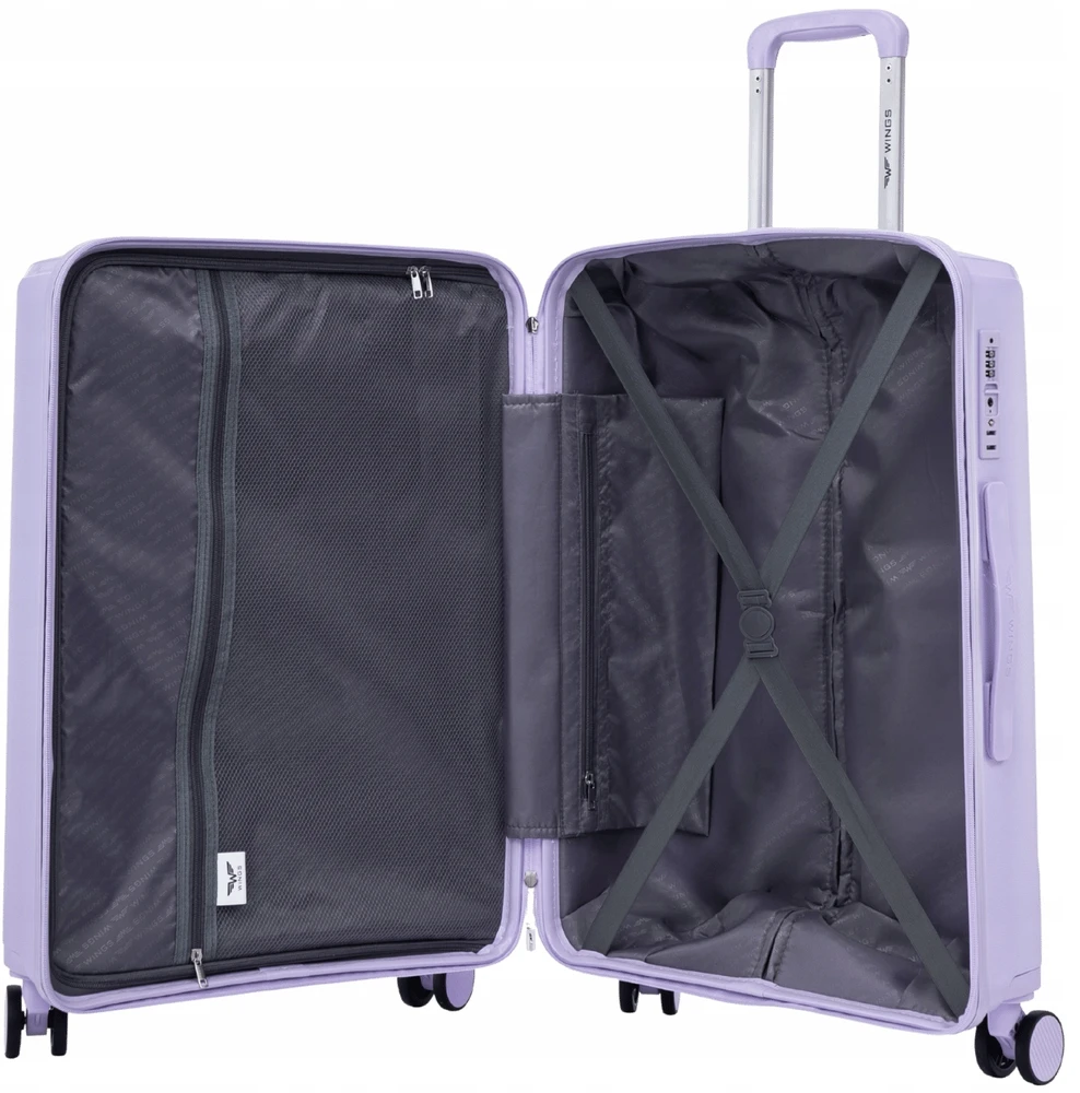 REGISTRUOTAS lagaminas, didelis XXL, TRAVEL bagažas, bagažas ant 4 WINGS ratų