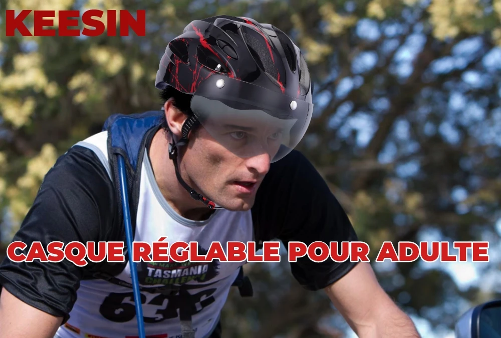REGULIUOJAMAS DVIRAČIO ŠALMAS 52-62cm VYRIŠKAS MOTERIS MTB DVIRAČIO PATOGUMAS SU STIKLAIS