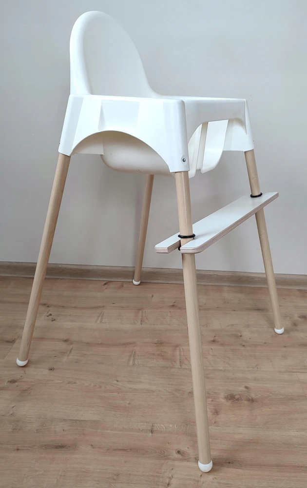 REGULIUOJAMAS IKEA ANTILOPŲ KĖDĖS POJŲ atrama, laminuota, 12 mm tvirtinimas