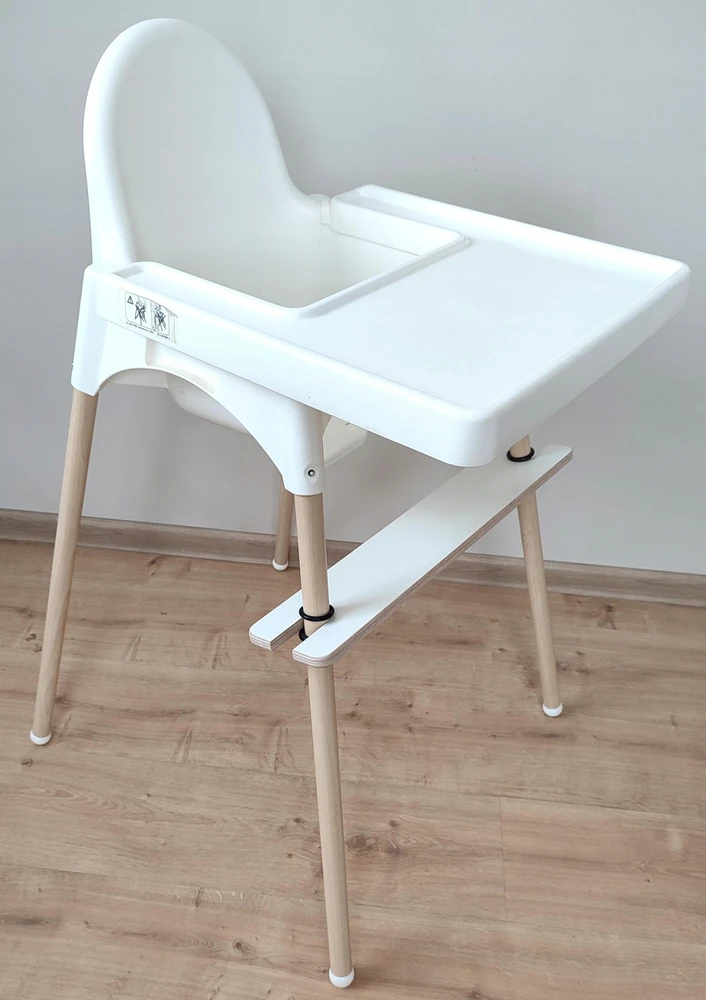 REGULIUOJAMAS IKEA ANTILOPŲ KĖDĖS POJŲ atrama, laminuota, 12 mm tvirtinimas