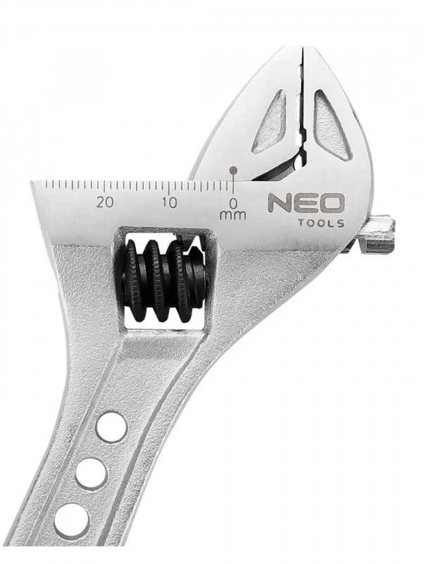 Neo Tools Reguliuojamas raktas NEO 200mm, 0-29mm, chromo vanadžio plienas