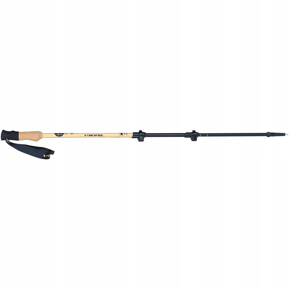 Viking Bamboo Pro Trekking Poles Brown 65-135