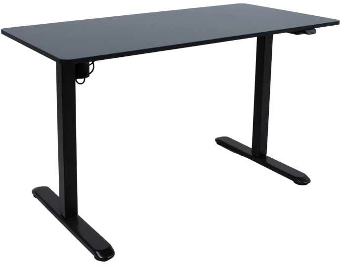 Home4You Reguliuojamo aukščio darbo stalas ERGO LIGHT su 1 varikliu 120x60cm, juodas