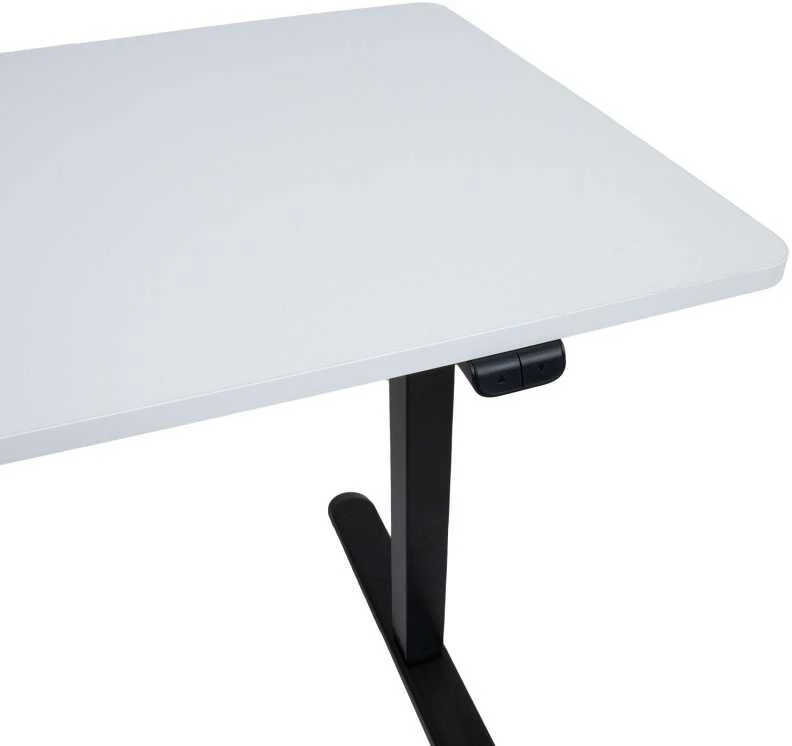 Home4You Reguliuojamo aukščio darbo stalas ERGO LIGHT su 1 varikliu 120x60cm, juoda/balta