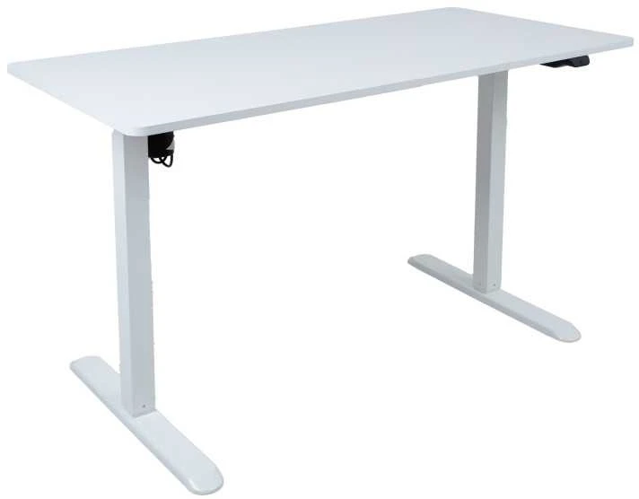 Home4You Reguliuojamo aukščio darbo stalas ERGO LIGHT su 1 varikliu 120x60cm, baltas