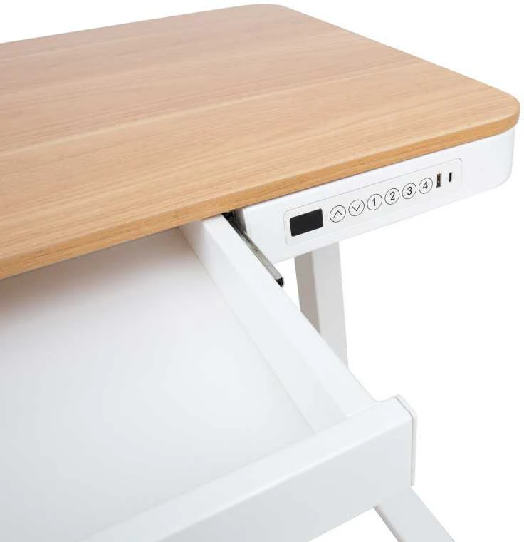 Home4You Reguliuojamo aukščio darbo stalas ERGO su 1 varikliu 120x60xh72-121cm