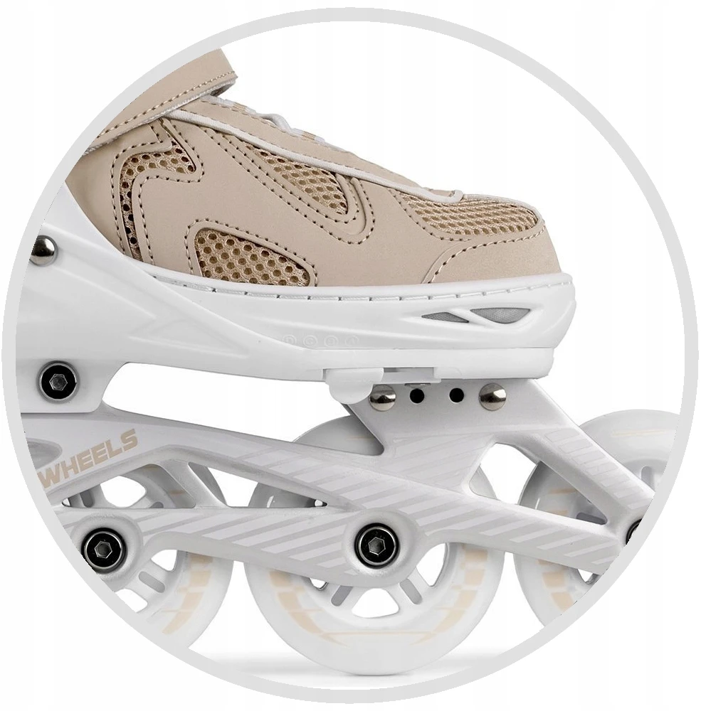 Riedučiai Blackwheels Flex Pro, reguliuojamas M dydis (34-37), smėlio spalvos