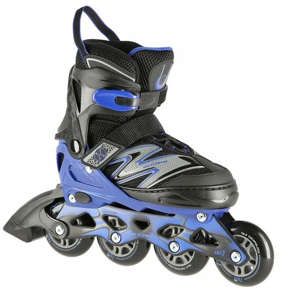 Riedučiai NA11010 Juodas-Mėlynas ROZM. M (35-38) IN-LINE SKATES NILS EXTREME