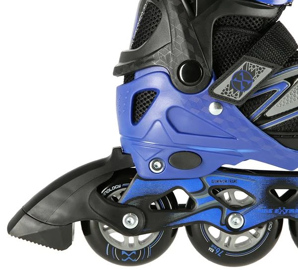 Riedučiai NA11010 Juodas-Mėlynas ROZM. M (35-38) IN-LINE SKATES NILS EXTREME