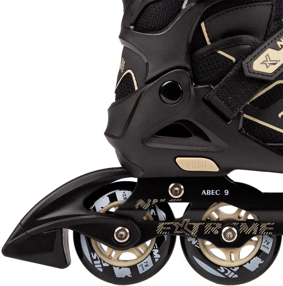 Riedučiai Nils Extreme NA14174 juodi-smėlio sp. - PU76 mm/82A (M 35-38)