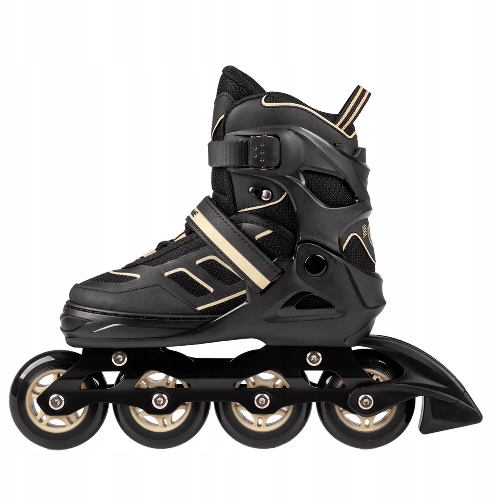 Riedučiai Nils Extreme NA14174 juodi-smėlio sp. - PU70 mm/82A (S 31-34)