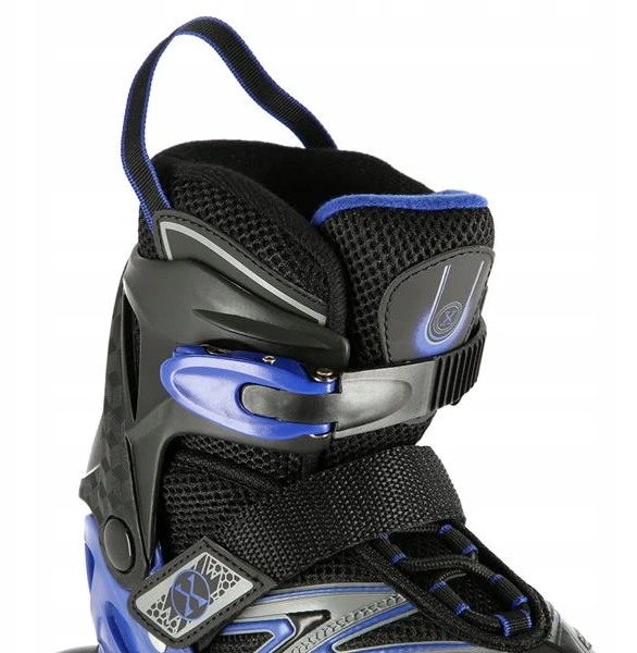 Riedučiai NA11010 Juodas-Mėlynas ROZM. M (35-38) IN-LINE SKATES NILS EXTREME