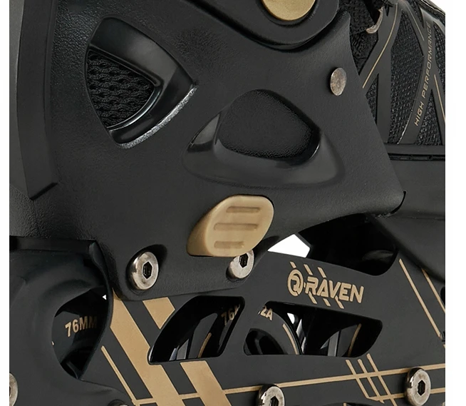 Reguliuojamo dydžio riedučiai Raven Expert, geltoni, 40-43