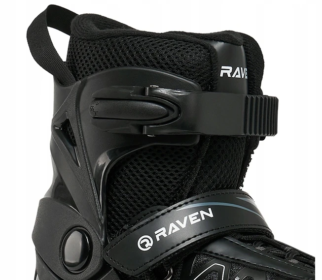 Reguliuojamo dydžio riedučiai Raven Expert Juodas