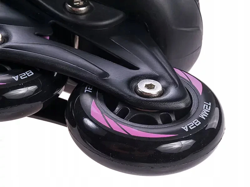 Reguliuojamo dydžio riedučiai Raven Pulse Juodas/Fuchsia