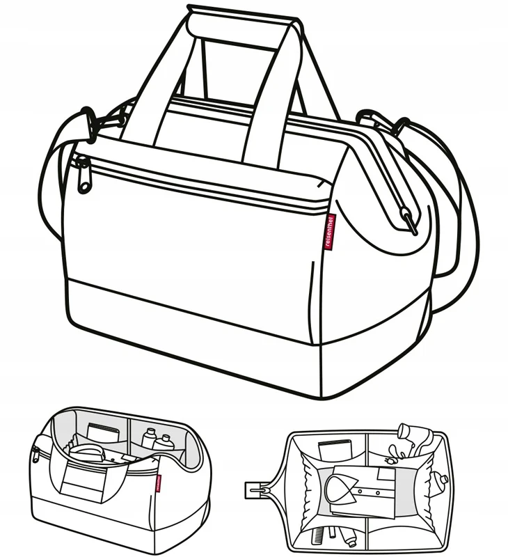 Reisenthel Allrounder L kelioninė rankinė, juoda, 32l