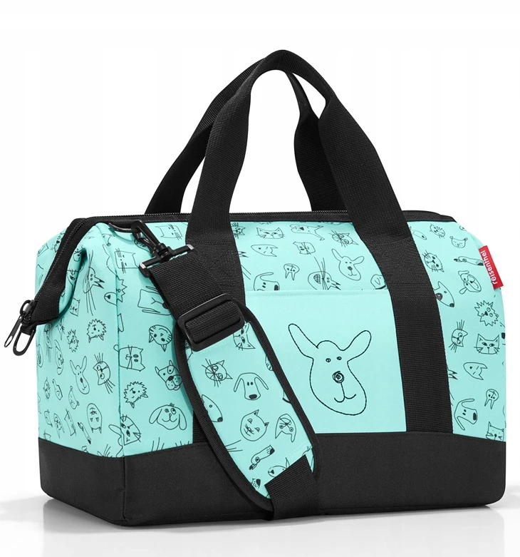 Kelioninis Reisenthel Allrounder M Kids kelioninė rankinė "cats and dogs mint"