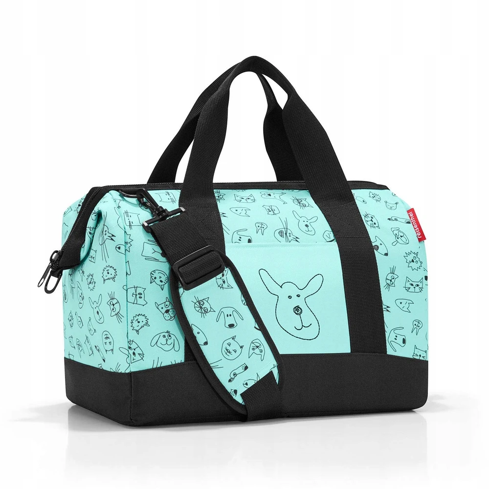 Kelioninis Reisenthel Allrounder M Kids kelioninė rankinė "cats and dogs mint"