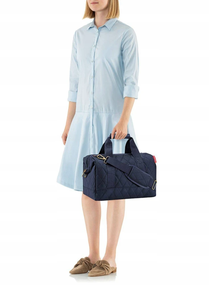 Kelioninis Reisenthel Allrounder M rankinė, 18l, Rhombus Midnight Gold