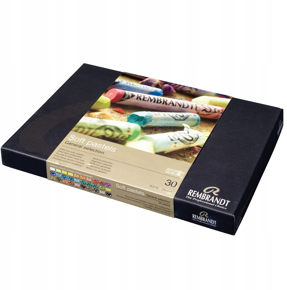 REMBRANDT 30 sausųjų pastelinių kreidelių dėžutė