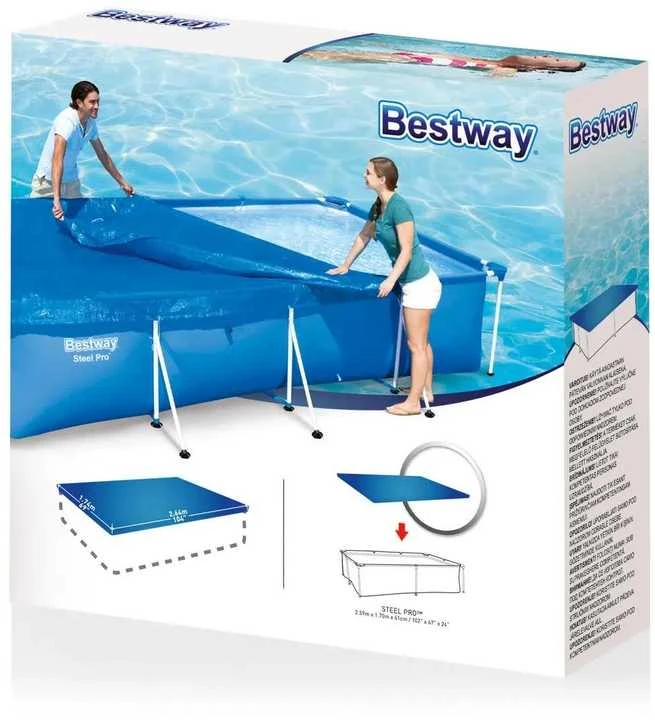 Rėminio baseino uždangalas 259 x 170 cm Bestway 58105
